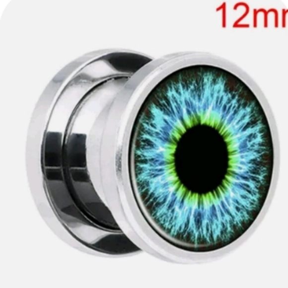 👁‍🗨 Blue Eye Ear Plug - Picture 2 of 7